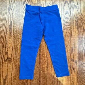 NEW Primary Blue Cropped Cozy Leggings 4